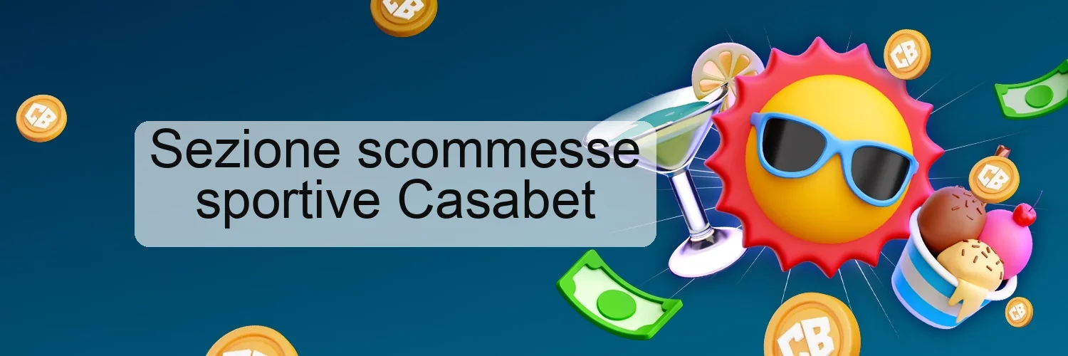 Sezione scommesse sportive Casabet